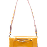Prada Fall 1999 Yellow Vernice Patent Leather Shoulder Bag
