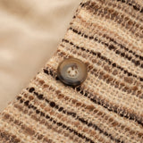 Prada Fall 2000 Beige Tweed Campaign Runway Blazer Jacket