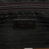 Prada Automne 2000 Sac à main en toile marron et orange