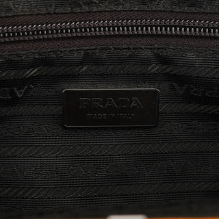 Prada Fall 2000 Brown Orange Canvas Handbag