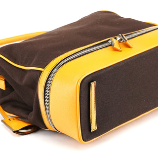 Prada Fall 2000 Brown Orange Canvas Handbag