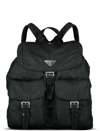 Prada Green Large Tessuto Nylon Backpack