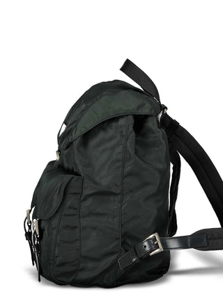 Prada Green Large Tessuto Nylon Backpack