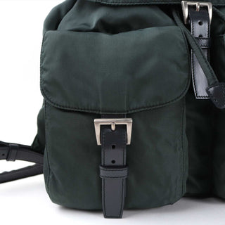 Prada Green Large Tessuto Nylon Backpack