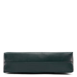 Prada Green Leather Clutch Tote Bag