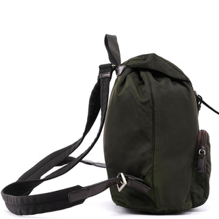 Prada Green Nylon Backpack