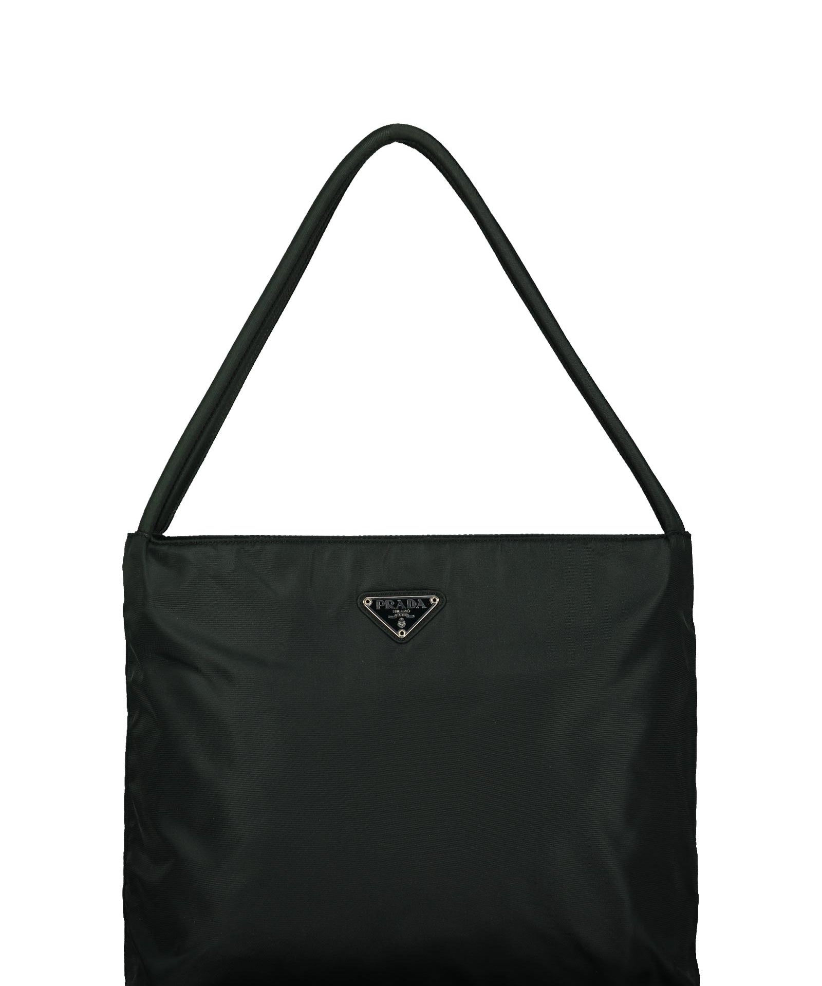 Prada Green Nylon Tessuto City Tote Bag
