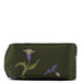 Prada Green Silk Floral Clutch Bag