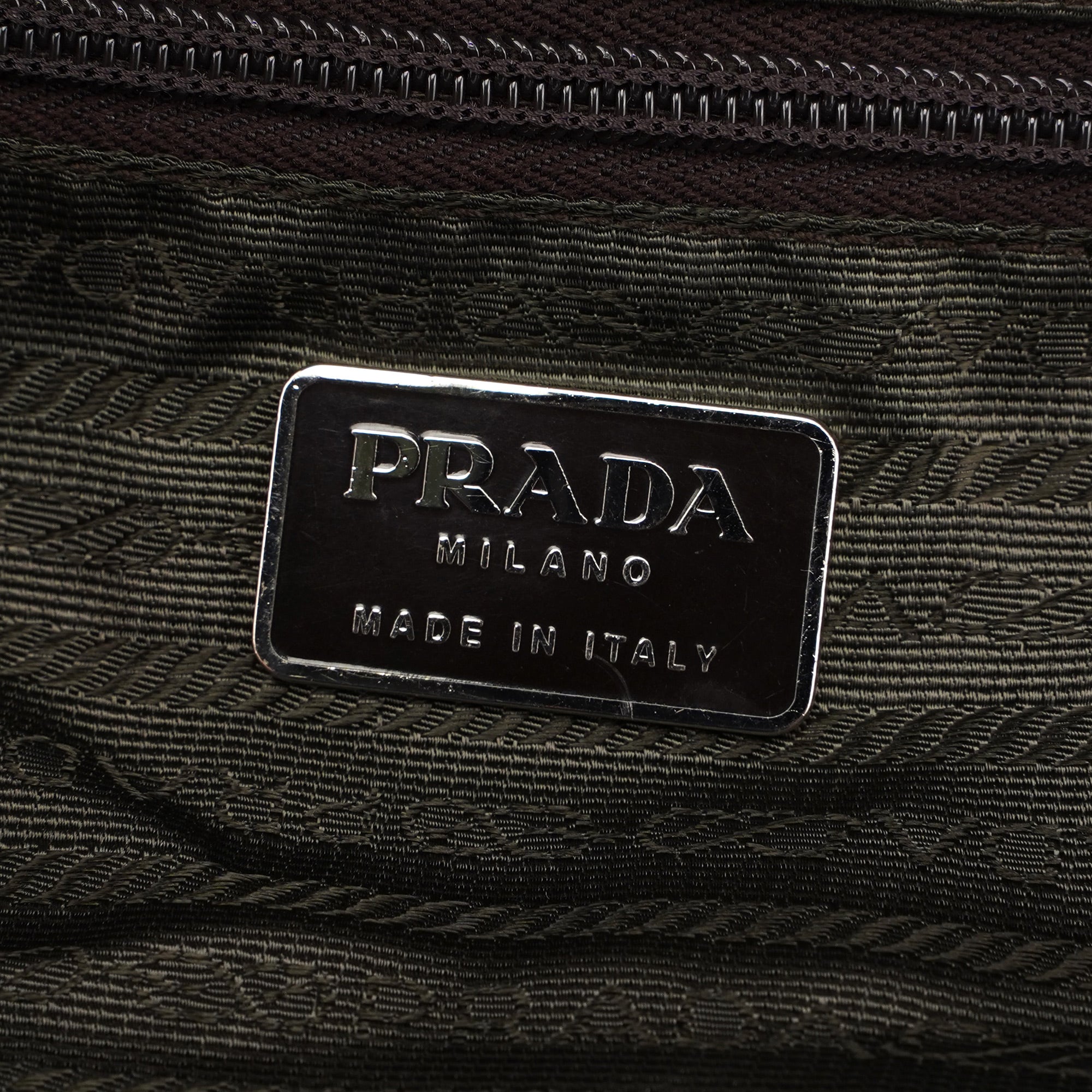 Prada Green Tessuto Chic Shoulder Bag