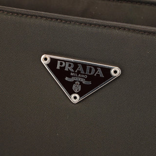 Prada Green Tessuto Chic Shoulder Bag