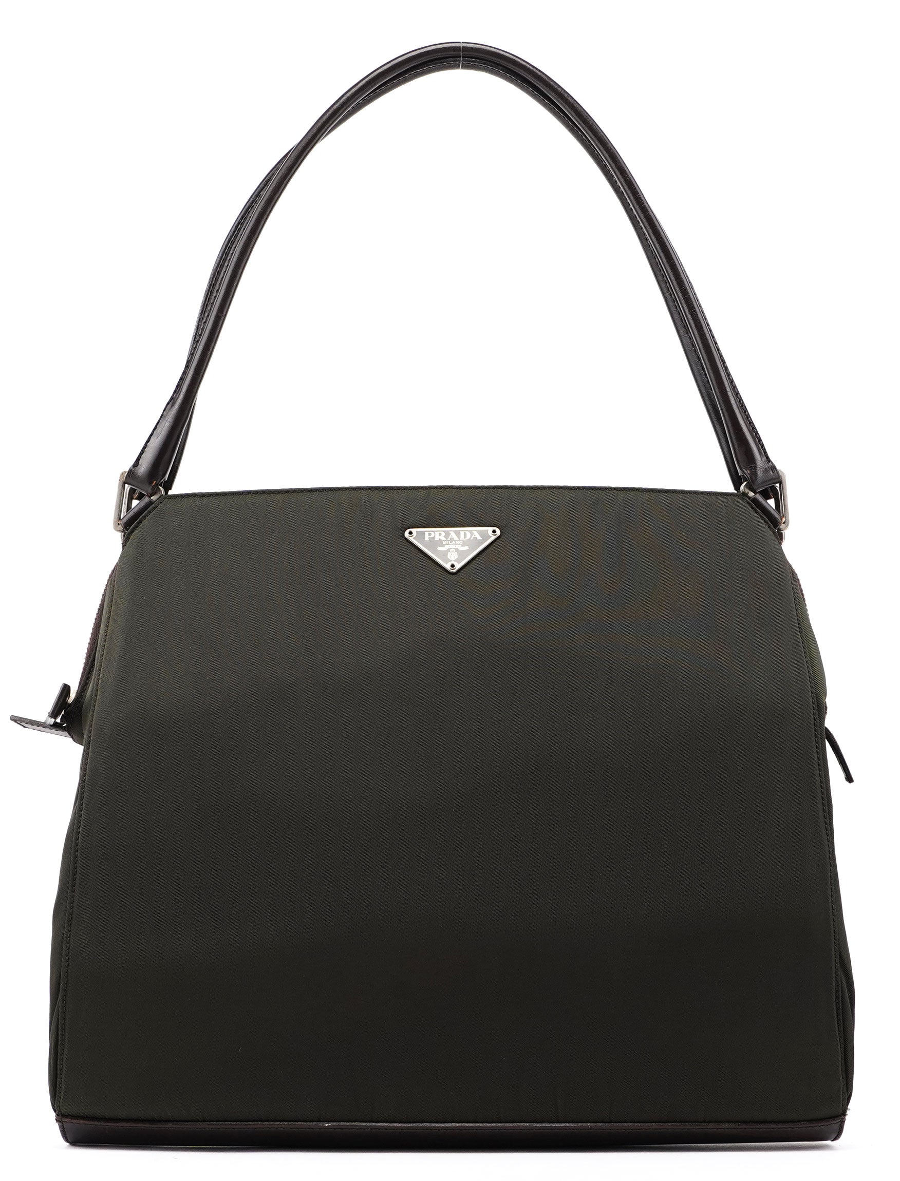 Prada Green Tessuto Chic Shoulder Bag