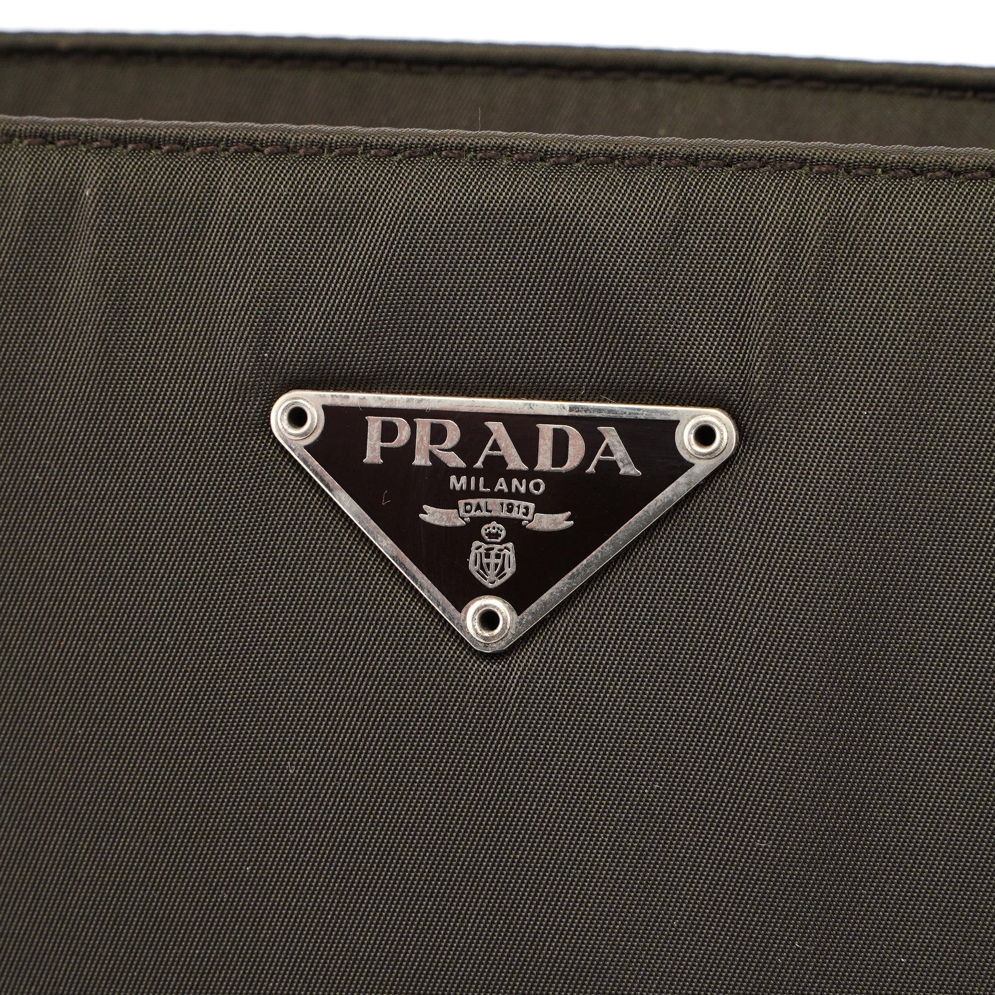 Prada Green Tessuto Chic Shoulder Bag