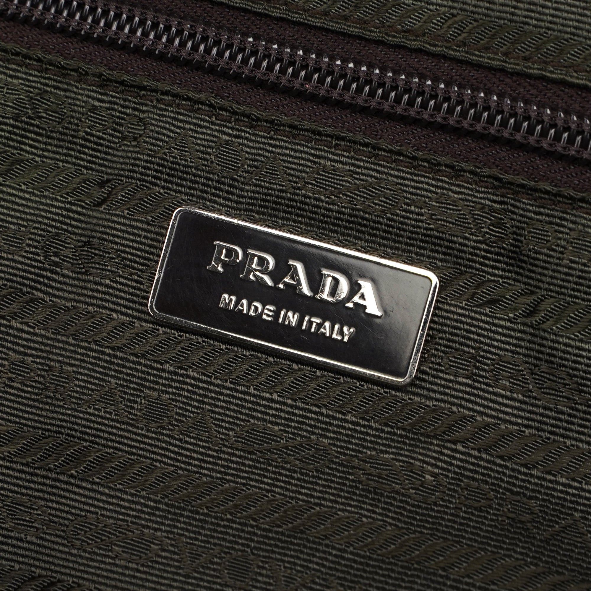 Prada Green Tessuto Chic Shoulder Bag