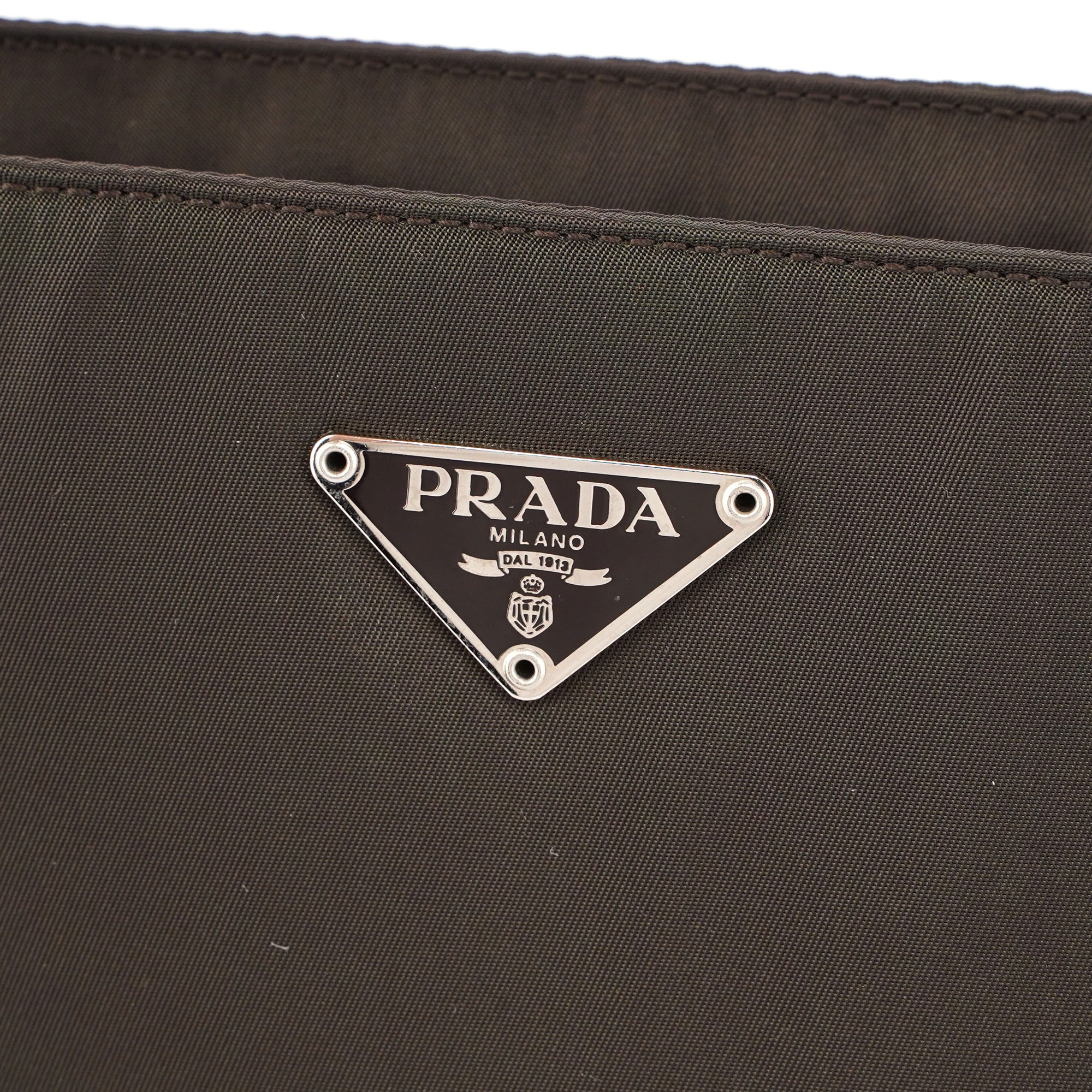 Prada Green Tessuto Chic Shoulder Bag