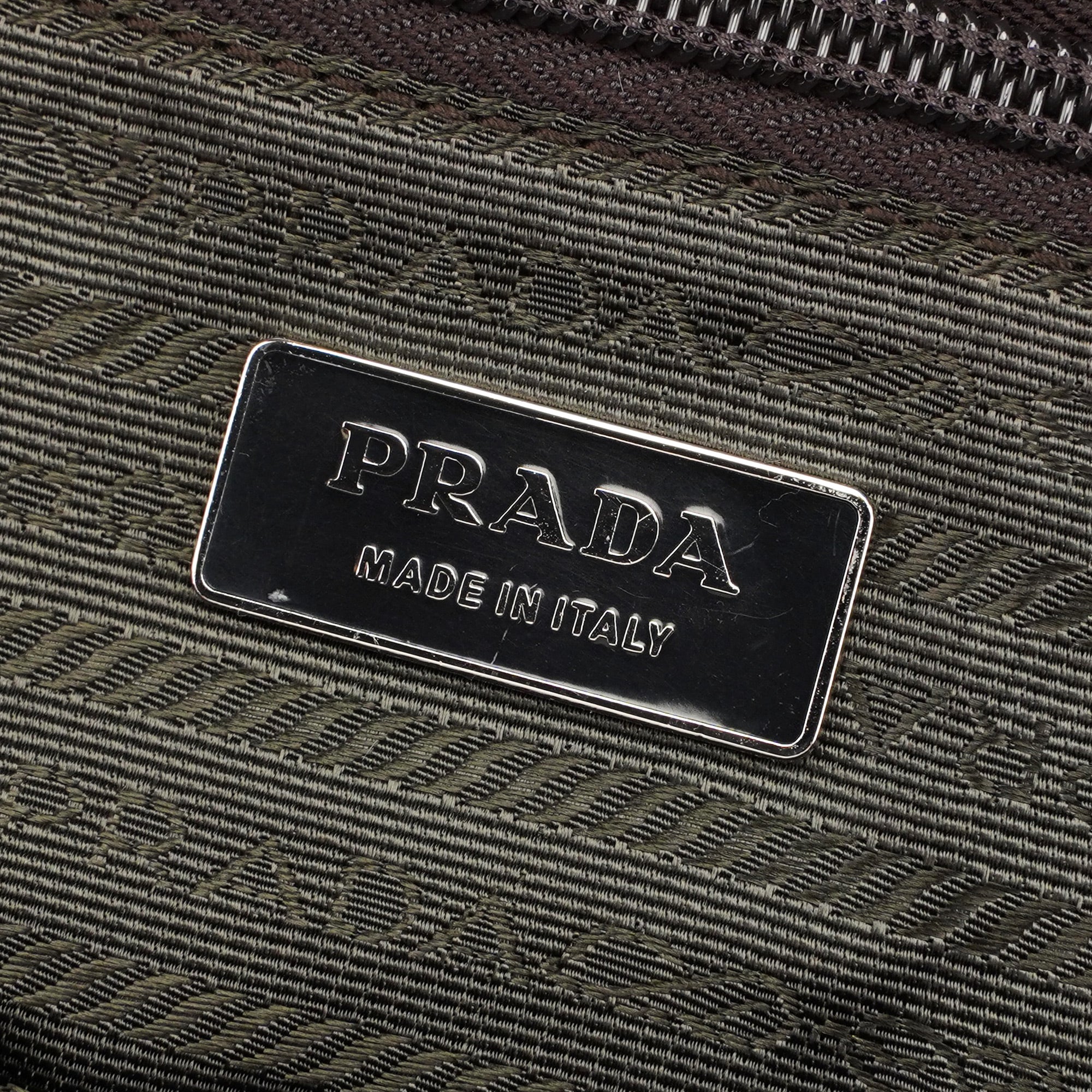 Prada Green Tessuto Chic Shoulder Bag