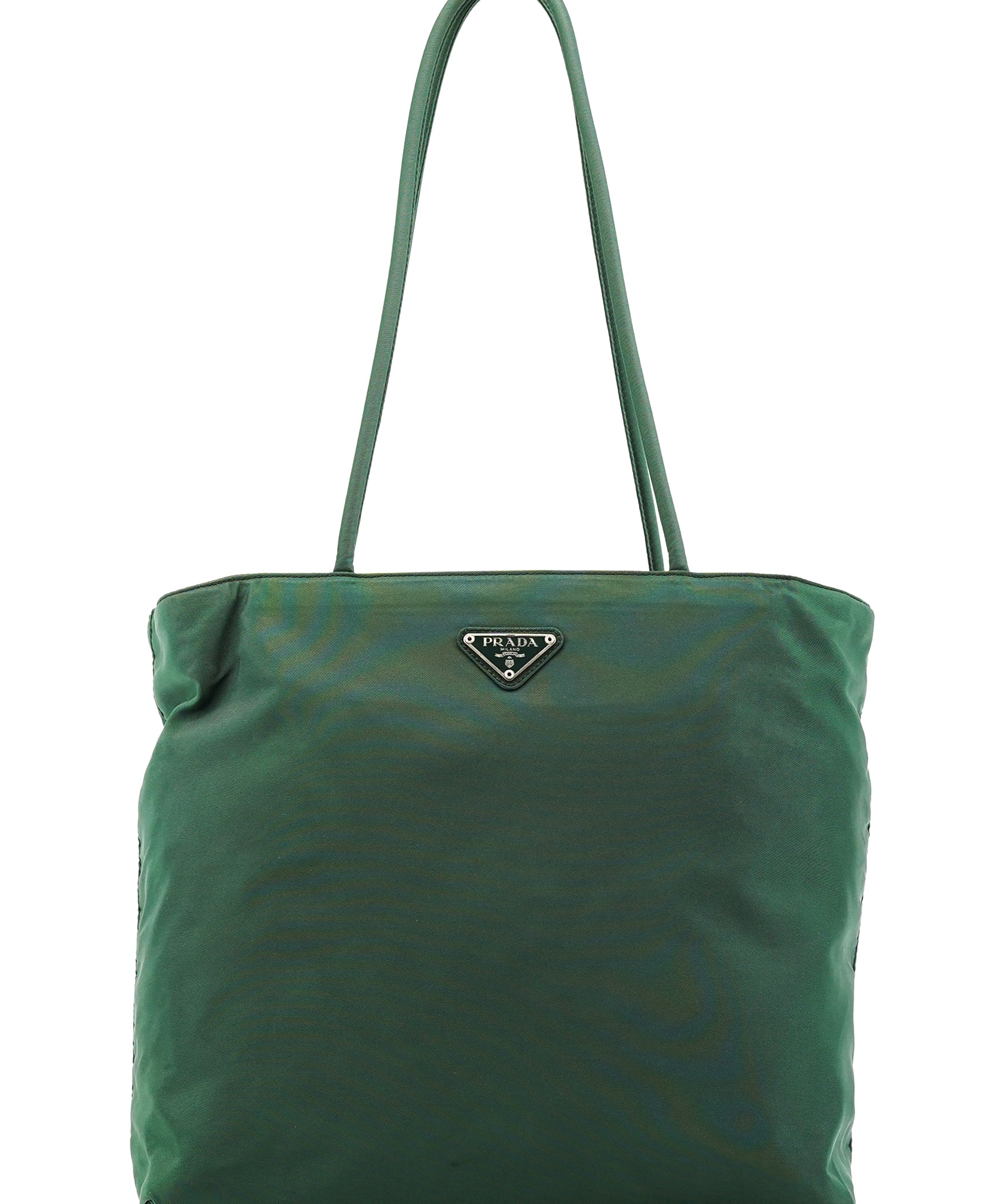 Prada Green Tessuto City Nylon Tote Bag