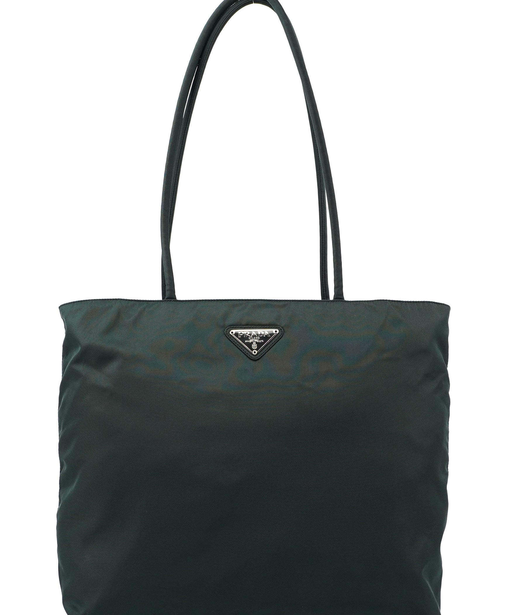 Prada Green Tessuto City Tote Bag