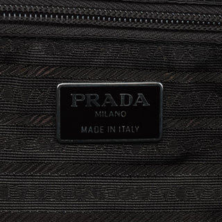 Prada Green Tessuto Nylon Key-Lock Tote Bag