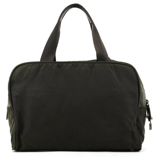 Prada Green Tessuto Nylon Key-Lock Tote Bag