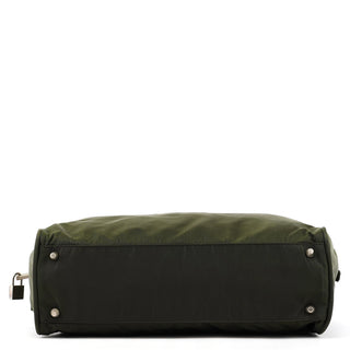 Prada Green Tessuto Nylon Key-Lock Tote Bag