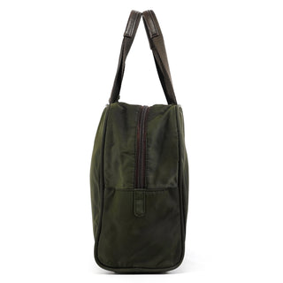 Prada Green Tessuto Nylon Key-Lock Tote Bag