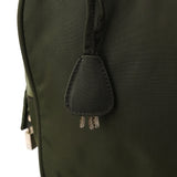 Prada Green Tessuto Nylon Key-Lock Tote Bag
