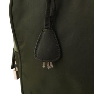 Prada Green Tessuto Nylon Key-Lock Tote Bag