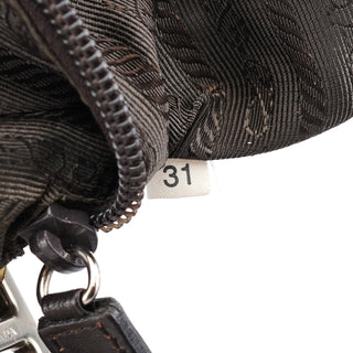 Prada Green Yellow Faux Python Hobo Bag