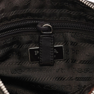 Prada Green Yellow Faux Python Hobo Bag