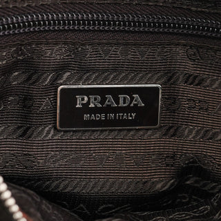 Prada Green Yellow Faux Python Hobo Bag