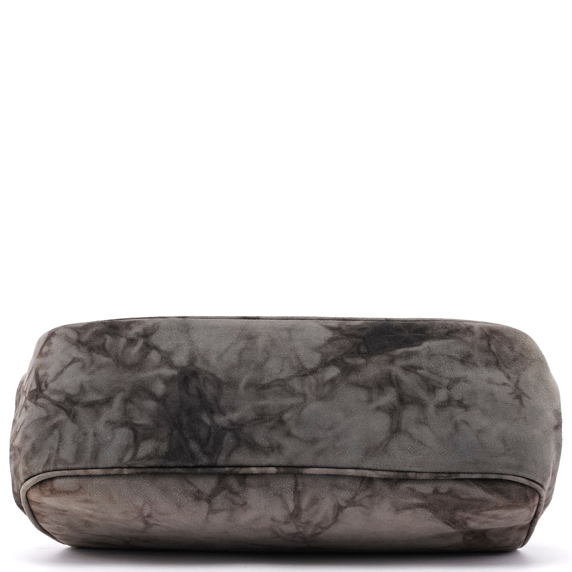 Prada Grey Camoscio Lux Tie-Dye Clutch Bag