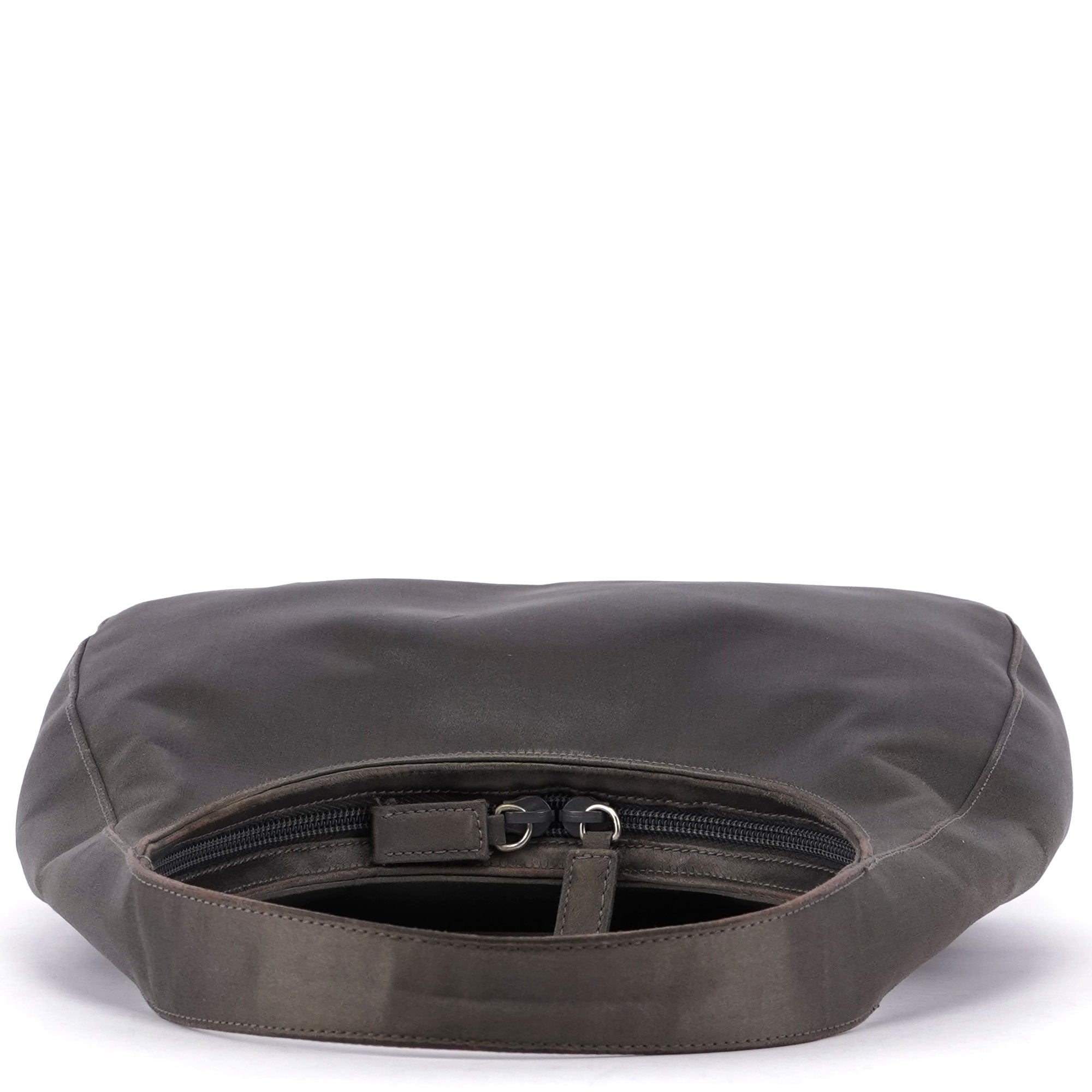 Prada Sac hobo Raso Asim en satin gris
