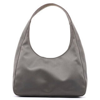 Prada Grey Raso Asim Hobo Shoulder Bag