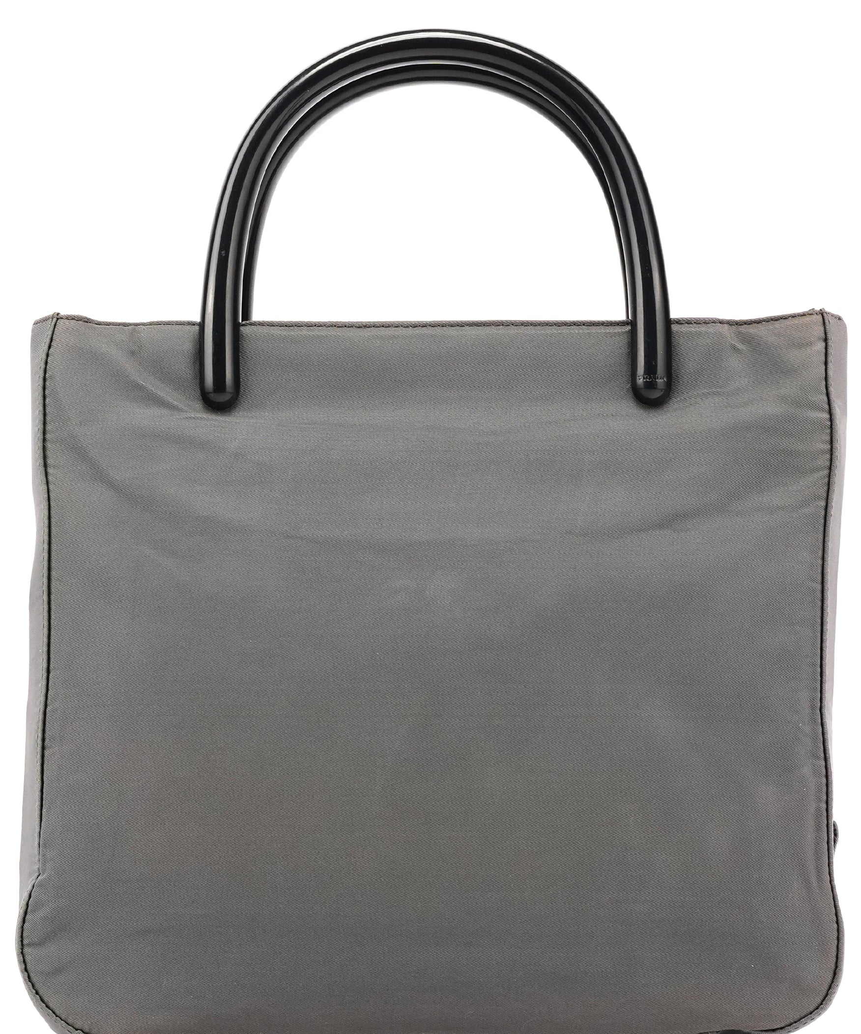 Prada Grey Tessuto Plex Nylon Tote Bag