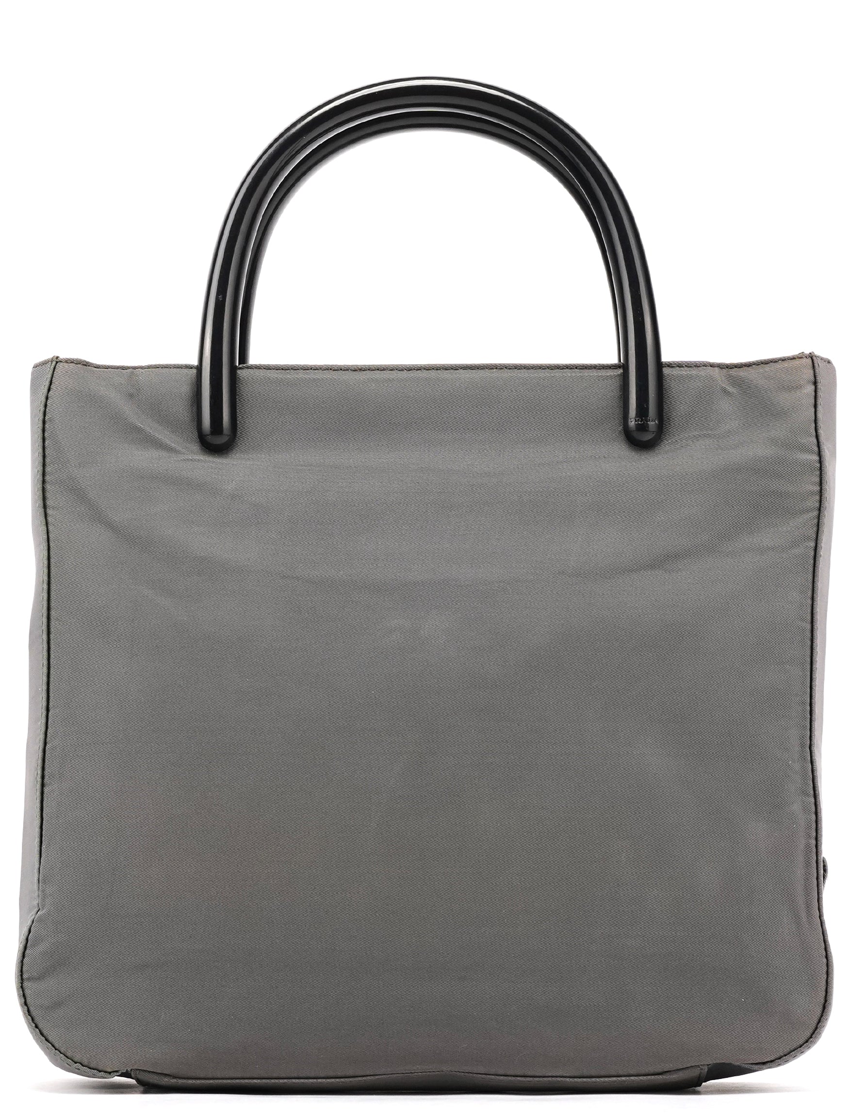 Prada Grey Tessuto Plex Nylon Tote Bag