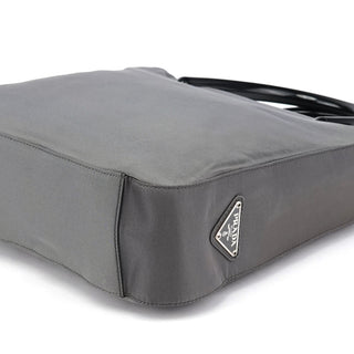 Prada Grey Tessuto Plex Nylon Tote Bag