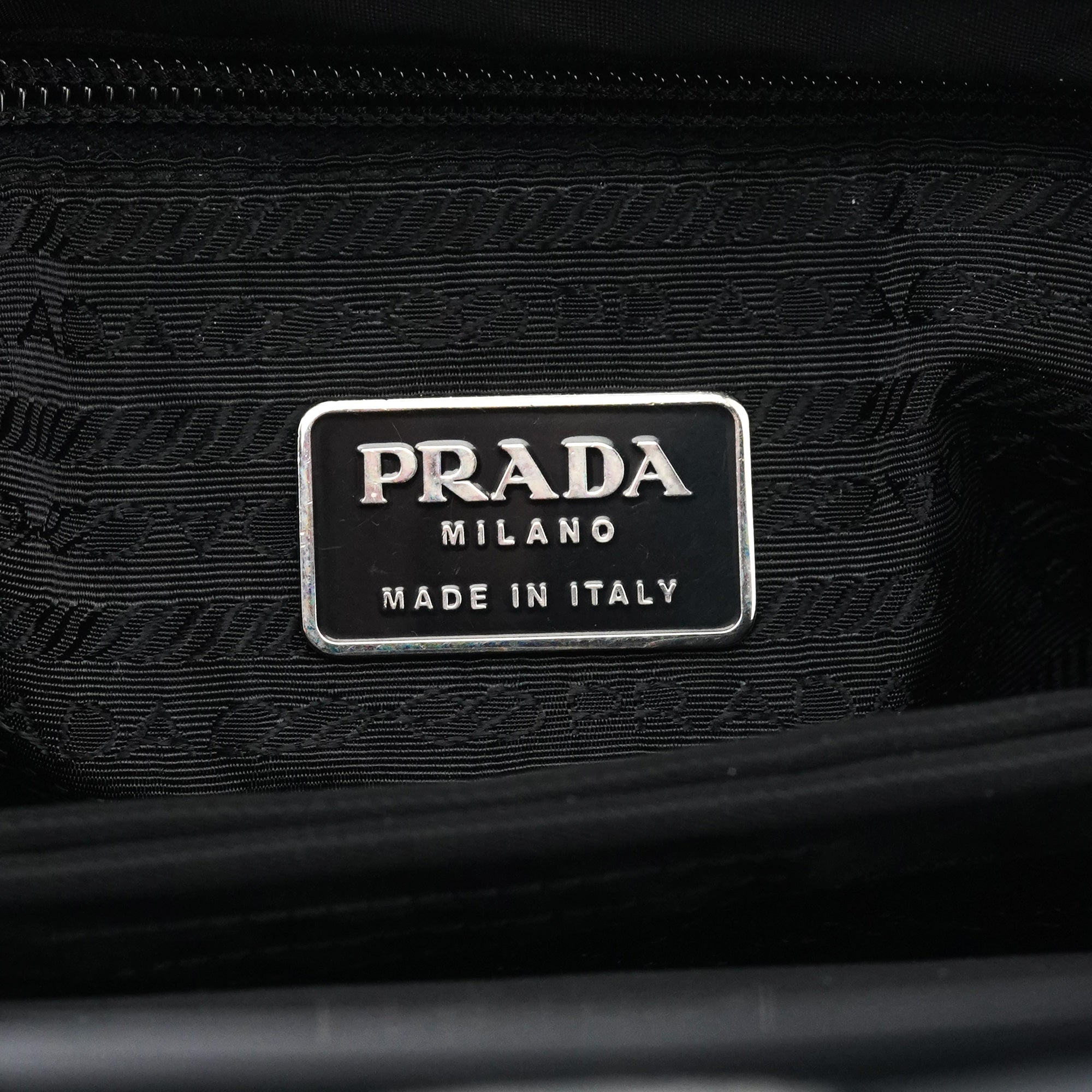 Prada Grey Tessuto Plex Nylon Tote Bag