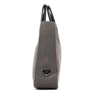 Prada Grey Tessuto Plex Nylon Tote Bag