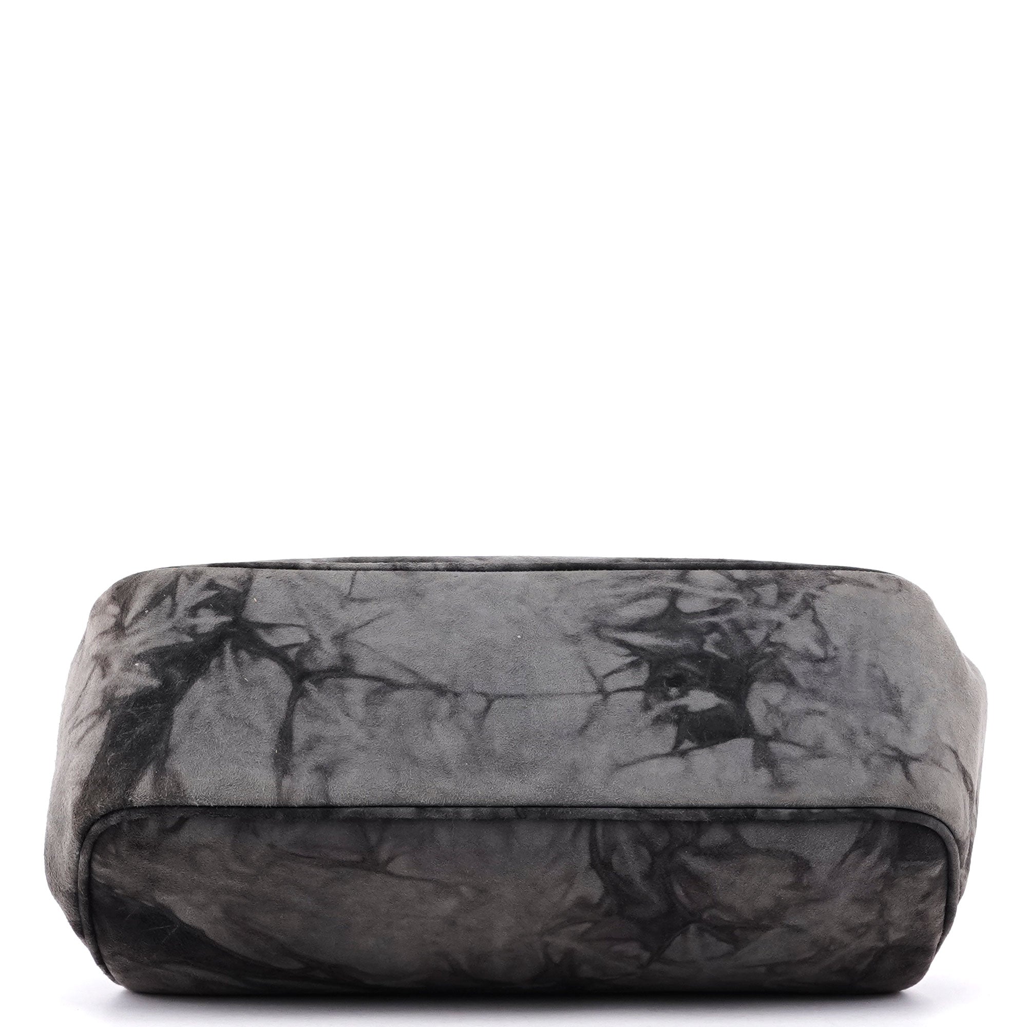 Prada Grey Tie Dye Clutch Top Handle Bag