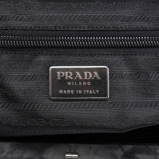 Prada Grey Tie Dye Clutch Top Handle Bag