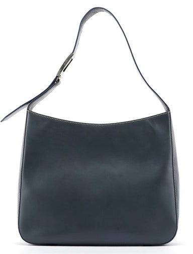 Prada Grey Vitello Shoulder Bag