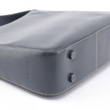 Prada Sac porté épaule en cuir de veau gris