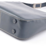 Prada Sac porté épaule en cuir de veau gris