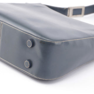 Prada Grey Vitello Shoulder Bag