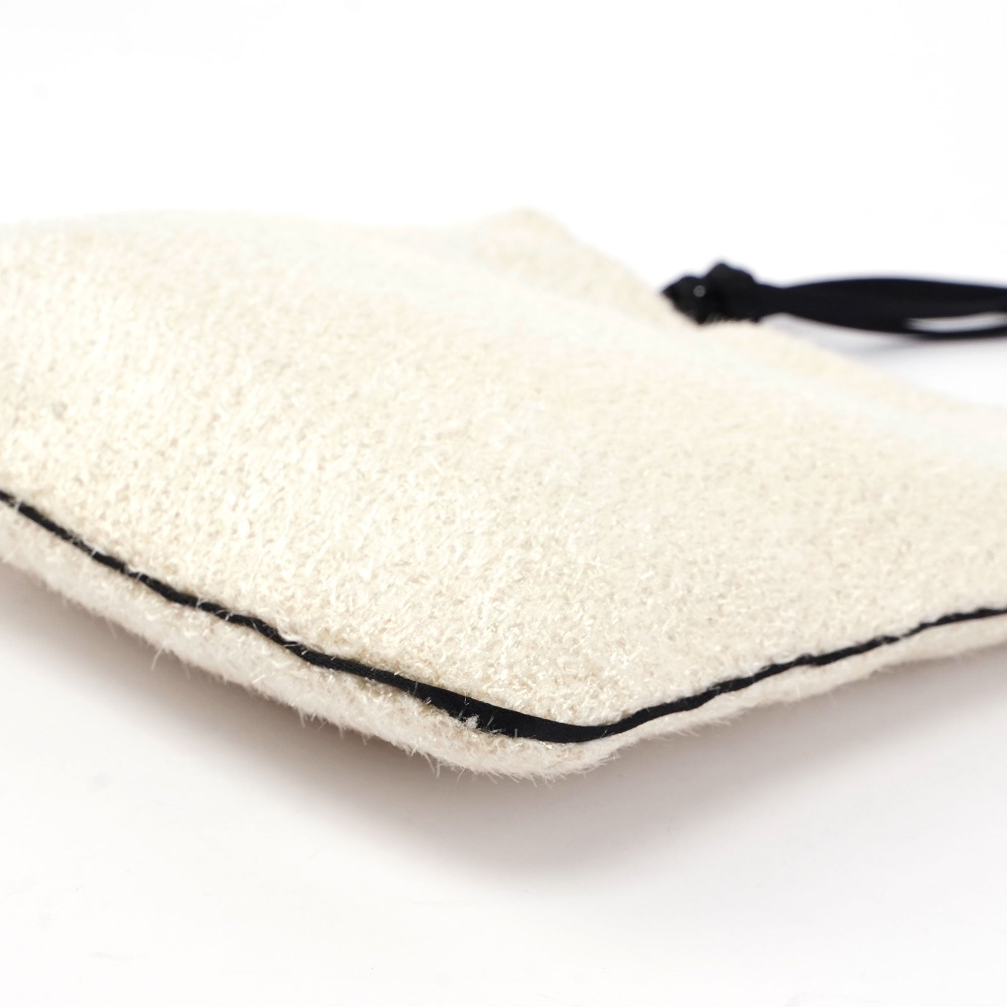 Prada Ivory Lurex Mini Evening Bag