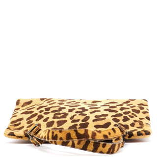 Prada Leopard Fur Clutch Handbag