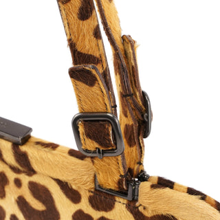 Prada Leopard Fur Clutch Handbag