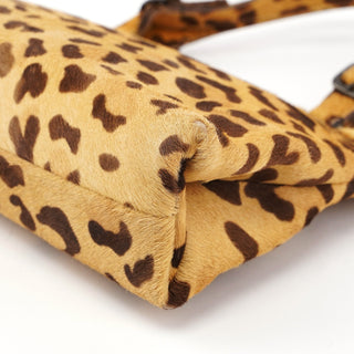 Prada Leopard Fur Clutch Handbag