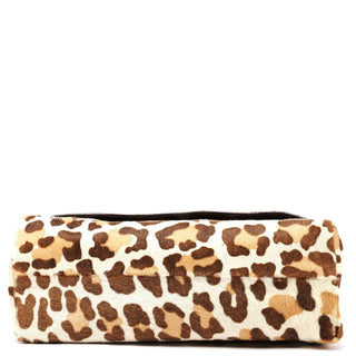 Prada 4941 Leopard Fur Plastic Chain Bag