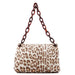 Prada Leopard Fur Plastic Chain Shoulder Bag